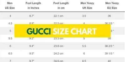 gucci mens size 4.5 uk|gucci size conversion chart.